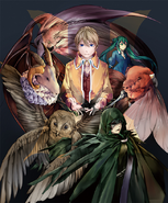 Illustration of Allen among others by Ichika