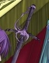 The Venom Sword depicted as a purple rapier sword in the Evils Kingdom album