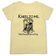 The Daughter of Evil T-Shirt (available in grey and yellow)