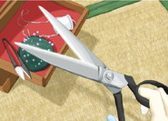 Both scissors in The Tailor of Enbizaka