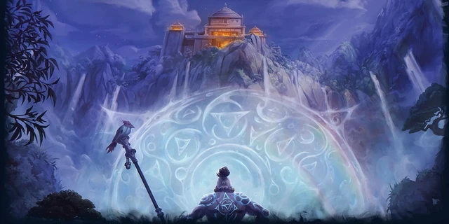 Spring 2025 Tibia.com Monk Background