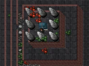 At the top of the Black Pyramid in Draconia