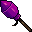 Purple Fireworks Rocket