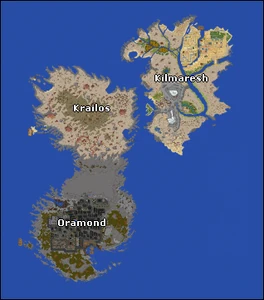 Kilmaresh was once a part of the same landmass as Oramond and Krailos.