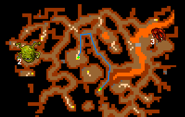 DDQ map1.png (13 KB) Follow the blue line north, east and then south. Bonelords and Fire Devils may be encountered here.