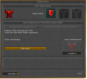 Imbuing 2.png (162 KB) Imbuing: Demon Armor imbued with Powerful Dragon Hide.