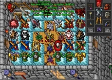 Eks Cross house in Venore Solera, with the First Queen's Sceptre on Tibia.