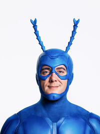 The Tick This “humble, blue avenger” is a big riddle to everyone who meets him—and sometimes to himself. He’s here to fight for justice, but isn’t always sure how. The Tick sees a hero in Arthur—a sidekick with the brains he needs to make his brawn effective.