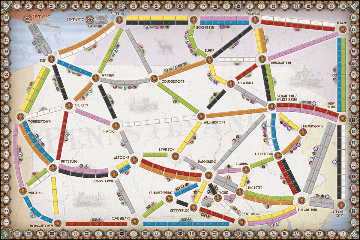 Pennsylvania Ticket to Ride Wikia Fandom
