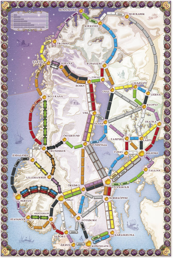 Nordic Countries, Ticket to Ride Wikia