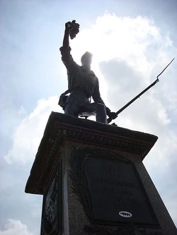 Estatua de Juan Santamaría. Cantón de Alajuela