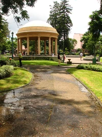 Templo de la Música en el Parque Morazán.