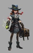 El diseño final de Dorothy se inspiró mucho en una pieza de fanart hecha por Valerie Tan.