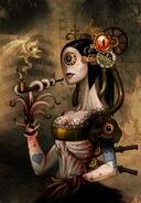 "Wich Witch?" Una de las ilustraciones vendidas como posters.
