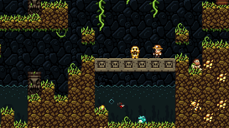 Spelunky, Made With GameMaker