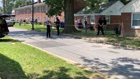 Police Officers investigating Swavy's death.