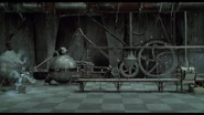 Flashback of the Inventor's machines in operation.