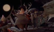 When Jack is on his sleigh, the Mayor prepares to give him a speech.