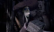 "Now in the box, we'll wait and hide until his curiosity..."