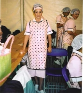 James in costume for Charlie and the Chocolate Factory.