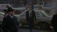 Bruce arriving at Gotham City Hall.