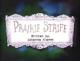 Prairie Strife title card