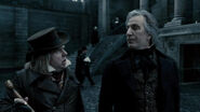 Turpin talking to Beadle Bamford.