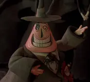 Mayor of Halloween Town in The Nightmare Before Christmas.
