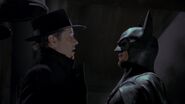 Napier being released by Batman.