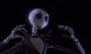 When arriving at Oogie's lair, Jack hears Sally's cries for help.