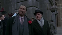 Dent with Commissioner Gordon.