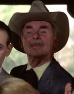 Alamo Tourist in Pee-wee's Big Adventure.