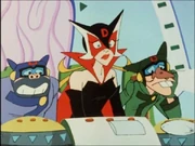 The original Doronbo Gang with Tonzura, Doronjo and Boyacky
