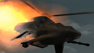 Large attack helicopter receiving too much damage