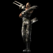 Edge with melee blades