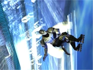 CTA Cyborg.jpeg (247 KB) A cyborg aiming a rifle towards the player as they skate up a building.