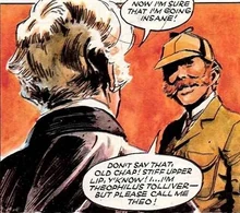 The Time Traveler meets the Doctor in the comic "The Eternal Present".