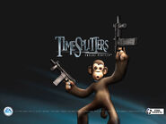 TimeSplitters Future Perfect wallpaper of Monkey.