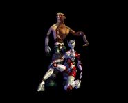 Render of Gretel and Siamese Cyborg in TimeSplitters 1.