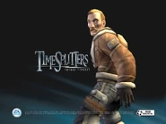 Tsfpwallpaper01.jpg (95 KB) Wallpaper of Captain Ash in TimeSplitters Future Perfect.