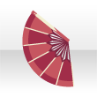 Chinoiserie Hand Fan (Red)