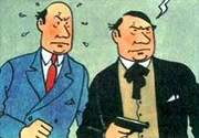 Max (right) with Gustav as seen in the book series.