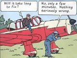 Unregistered Plane