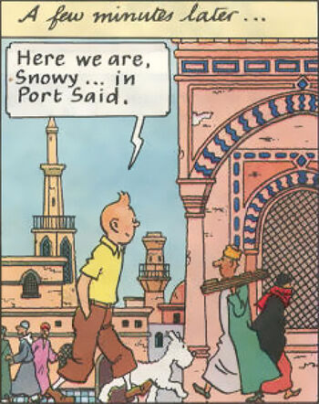 Tintin Port-Said