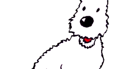 Tintin dog milou clearance