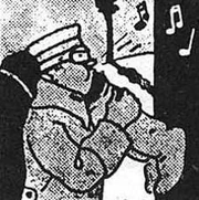 Vladimir as seen in black in white.