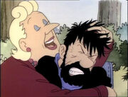 Captain haddock and bianca castafiore