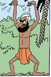 The Fakir's original design as seen in the book series