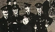 Picture of the police from the Daily Reporter as seen in the book series