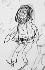 Hergé's sketch of Ramo